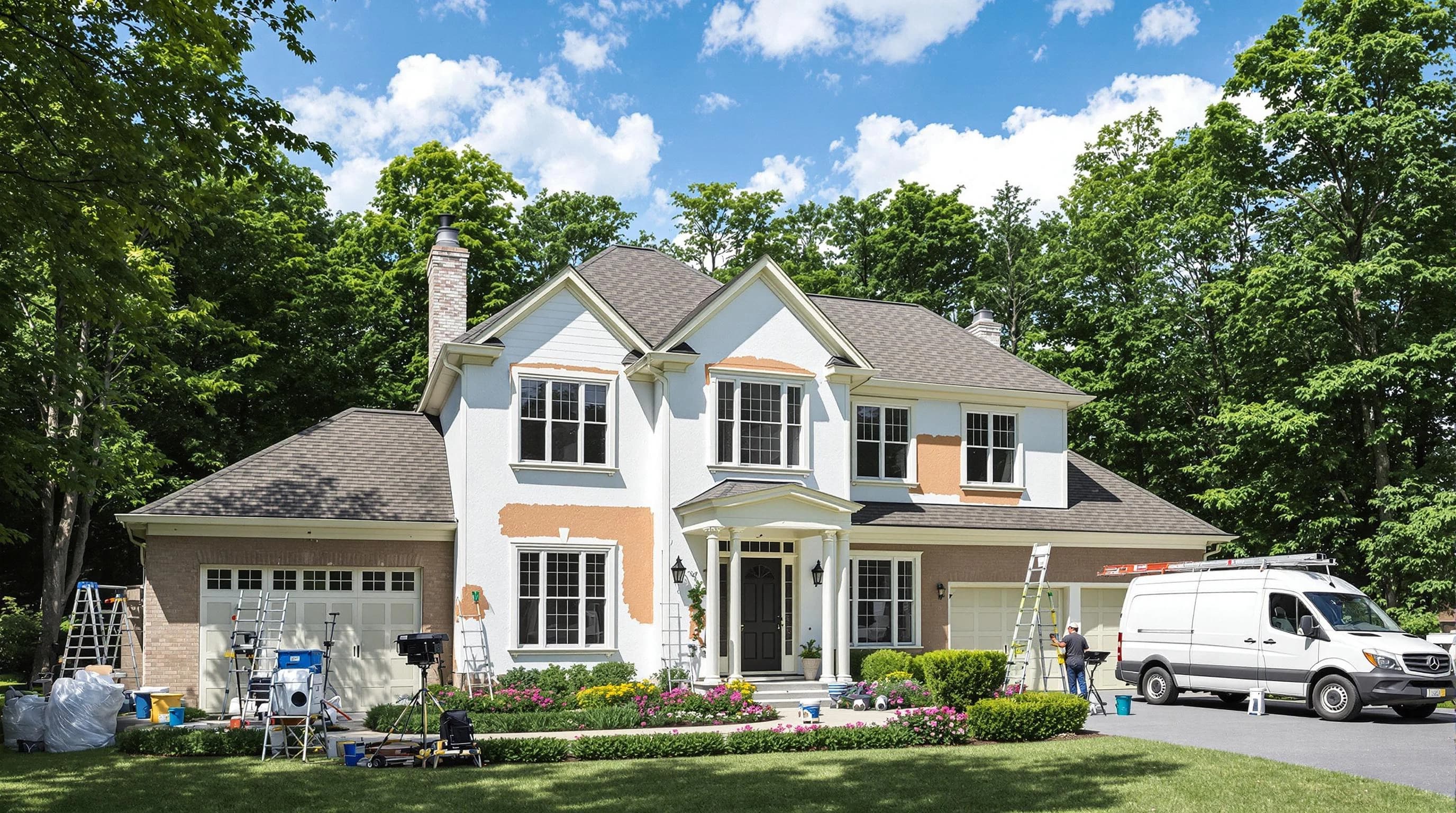 Mesa House Painters painting equipment